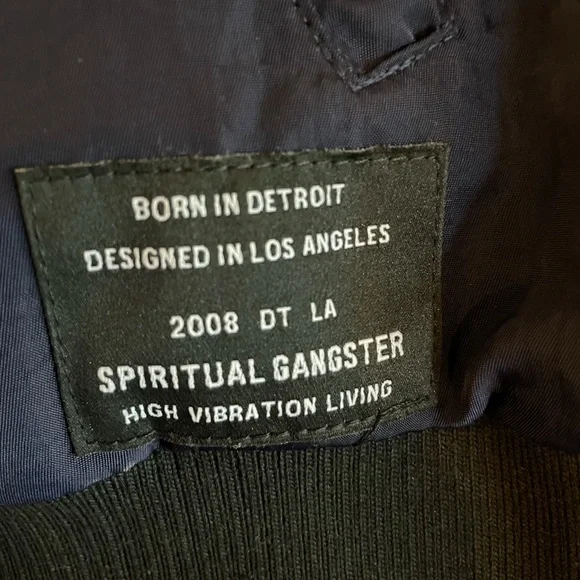 Spiritual Gangster Reversible Puffy Jacket Small